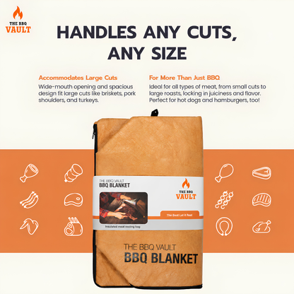 TheBBQVault™ BBQ Blanket Resting Bag